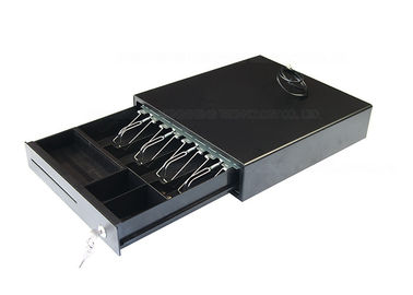 Çin Siyah Beyaz Elektronik Nakit Çekmece / Kompakt Kasa Dikey Çekmece 13.2 İnç 335 mm Fabrika
